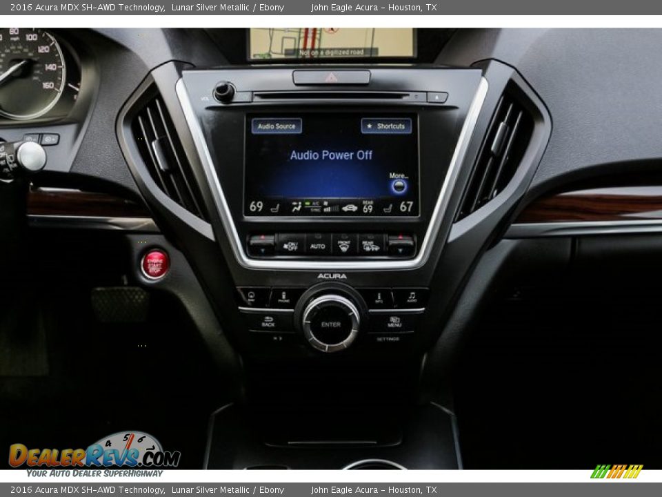 2016 Acura MDX SH-AWD Technology Lunar Silver Metallic / Ebony Photo #32