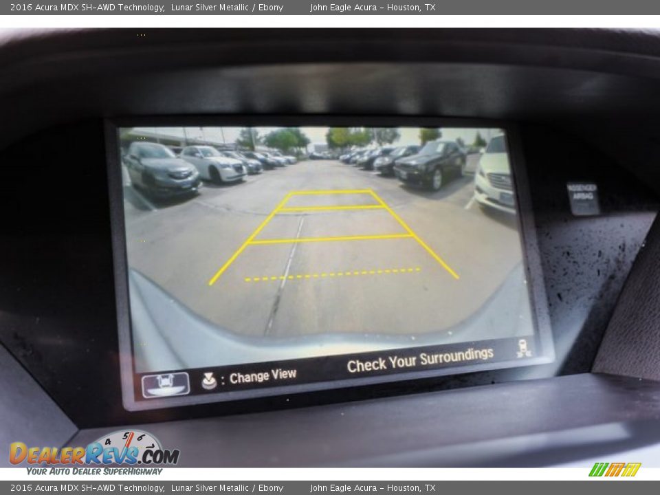 2016 Acura MDX SH-AWD Technology Lunar Silver Metallic / Ebony Photo #34