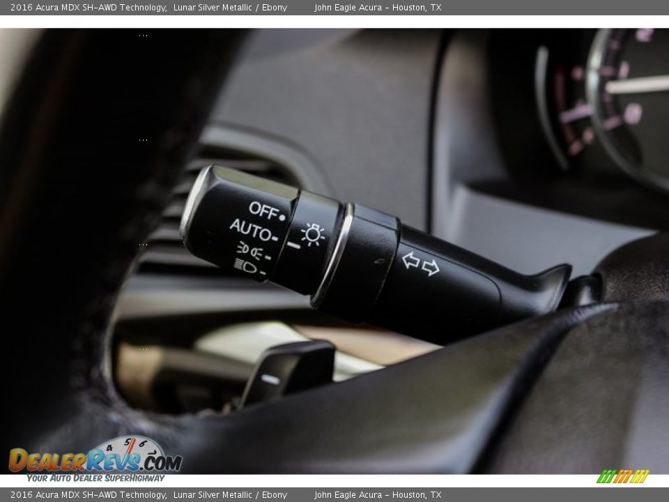 2016 Acura MDX SH-AWD Technology Lunar Silver Metallic / Ebony Photo #36