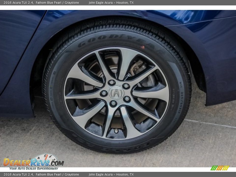 2016 Acura TLX 2.4 Fathom Blue Pearl / Graystone Photo #13