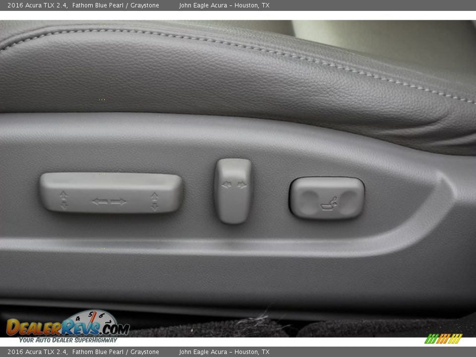 2016 Acura TLX 2.4 Fathom Blue Pearl / Graystone Photo #17