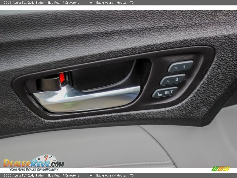 2016 Acura TLX 2.4 Fathom Blue Pearl / Graystone Photo #18