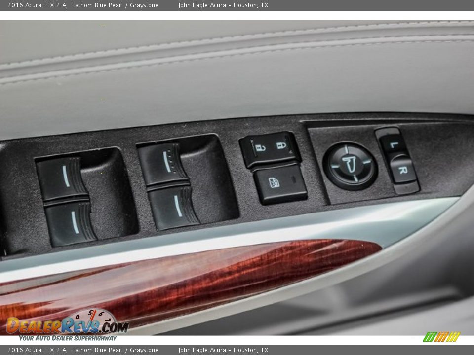 2016 Acura TLX 2.4 Fathom Blue Pearl / Graystone Photo #19