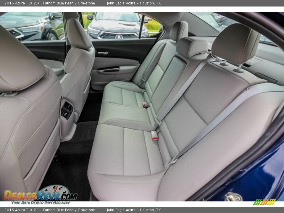 2016 Acura TLX 2.4 Fathom Blue Pearl / Graystone Photo #22