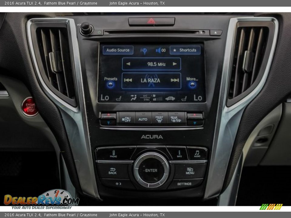 2016 Acura TLX 2.4 Fathom Blue Pearl / Graystone Photo #32