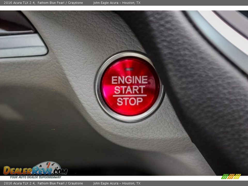 2016 Acura TLX 2.4 Fathom Blue Pearl / Graystone Photo #34