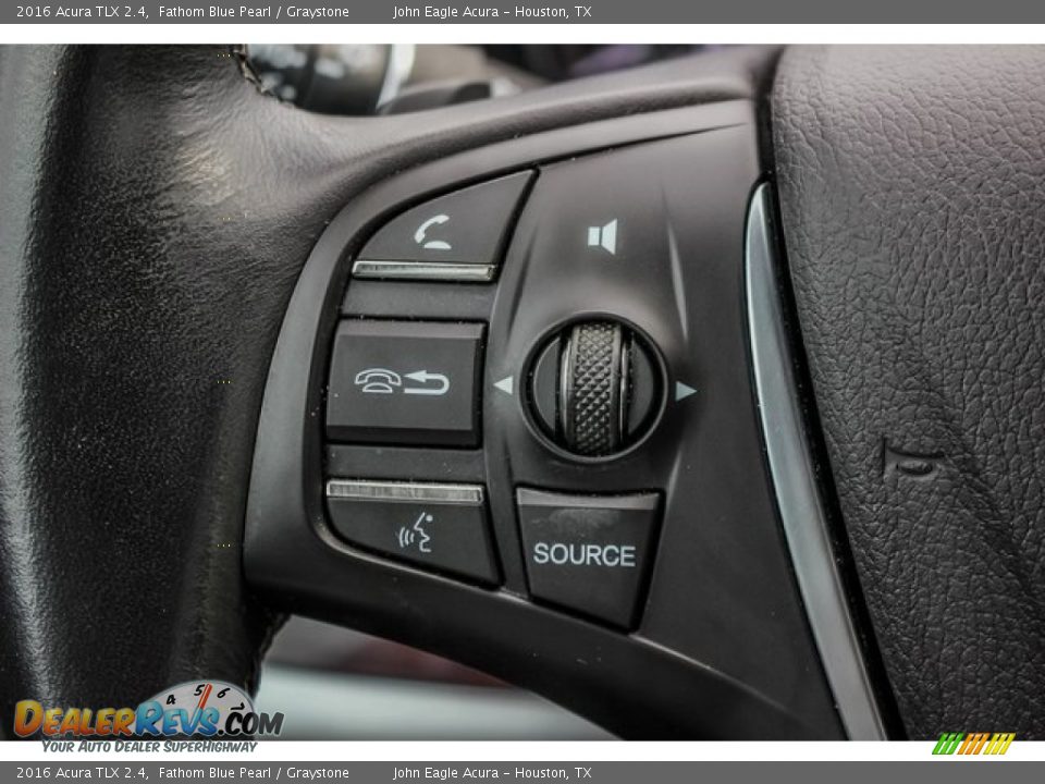 2016 Acura TLX 2.4 Fathom Blue Pearl / Graystone Photo #36