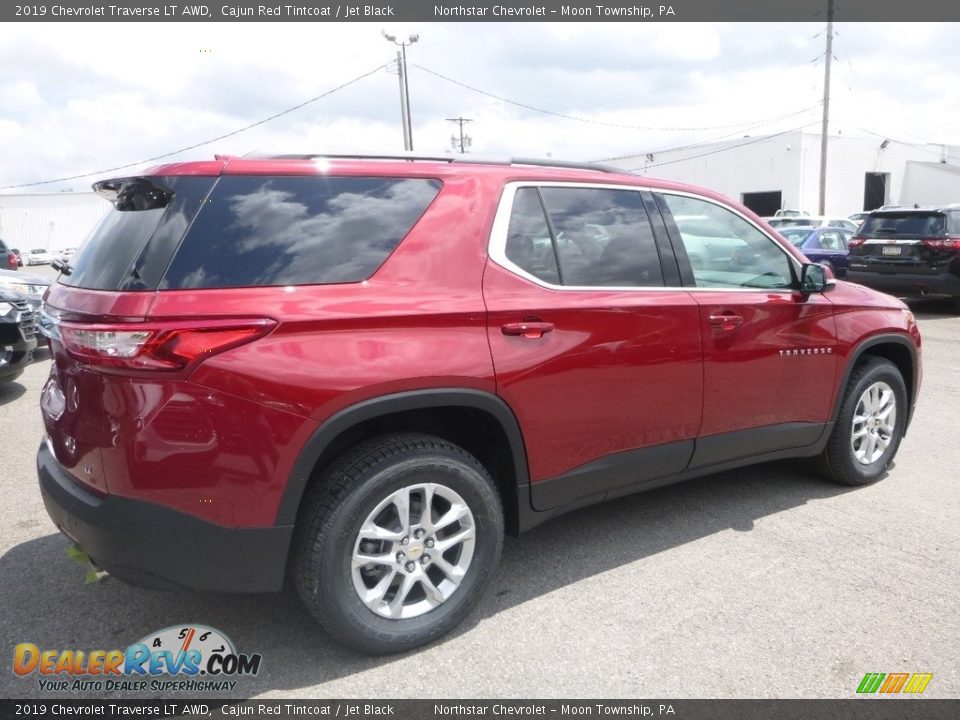 2019 Chevrolet Traverse LT AWD Cajun Red Tintcoat / Jet Black Photo #4