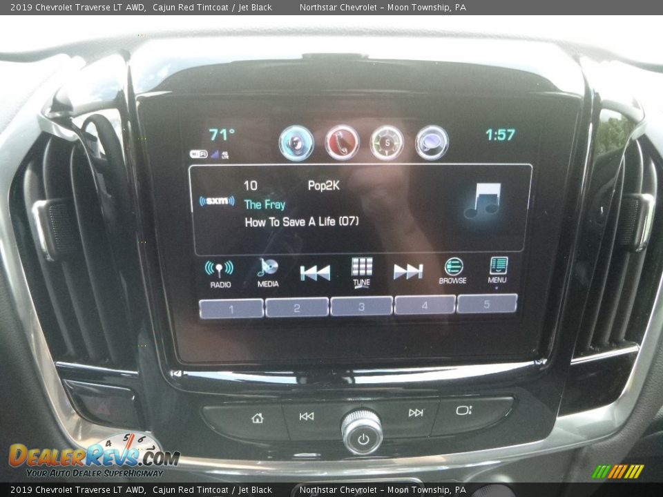 2019 Chevrolet Traverse LT AWD Cajun Red Tintcoat / Jet Black Photo #17