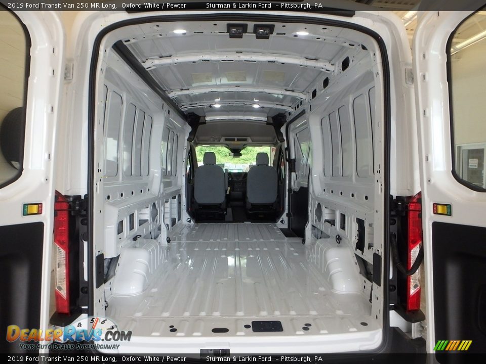 2019 Ford Transit Van 250 MR Long Oxford White / Pewter Photo #3
