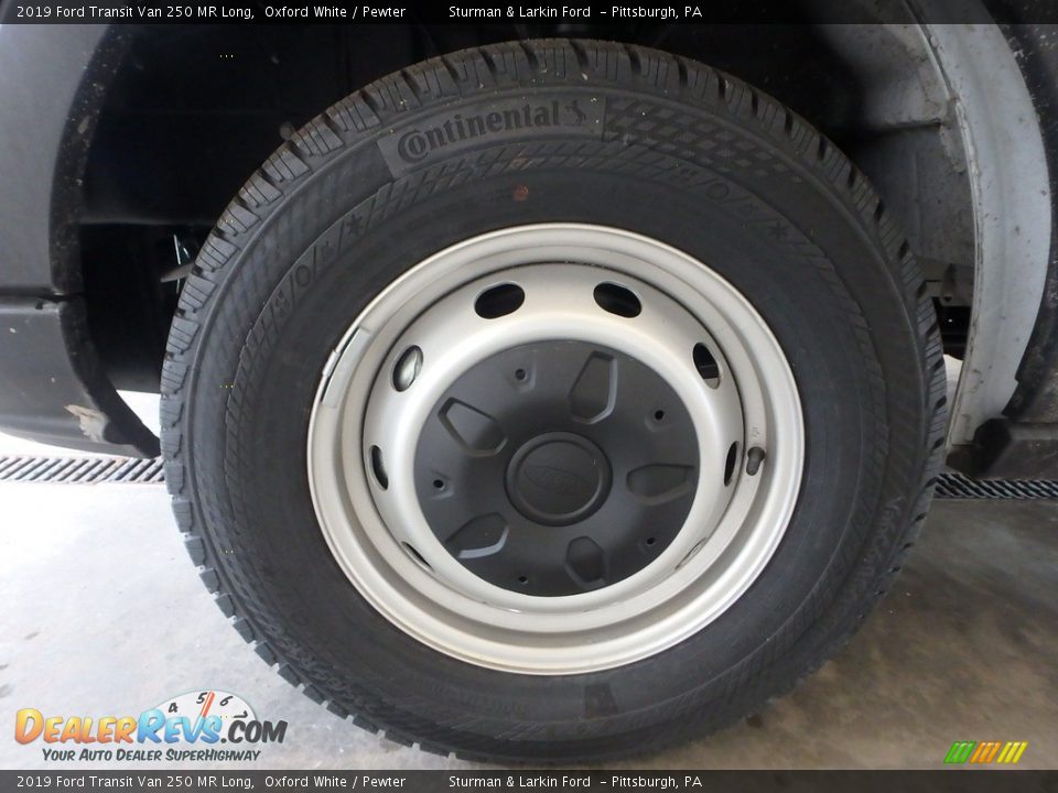 2019 Ford Transit Van 250 MR Long Oxford White / Pewter Photo #6