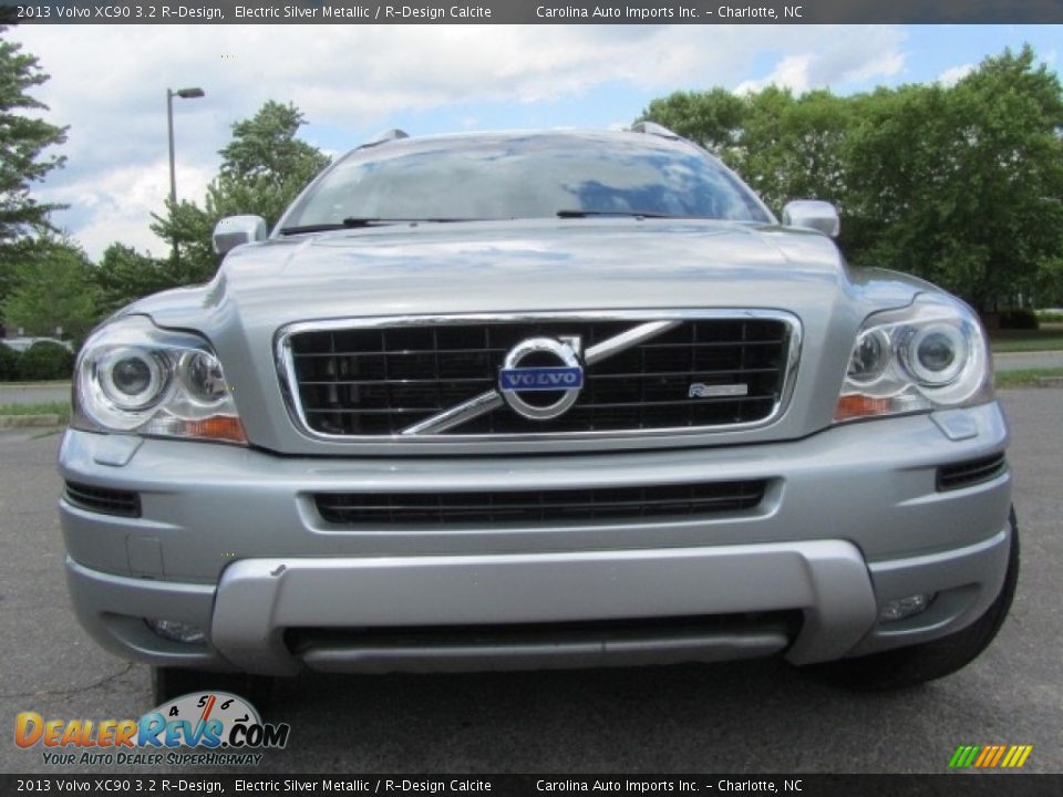 2013 Volvo XC90 3.2 R-Design Electric Silver Metallic / R-Design Calcite Photo #4