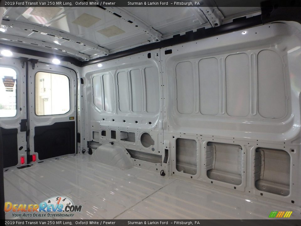 2019 Ford Transit Van 250 MR Long Oxford White / Pewter Photo #10