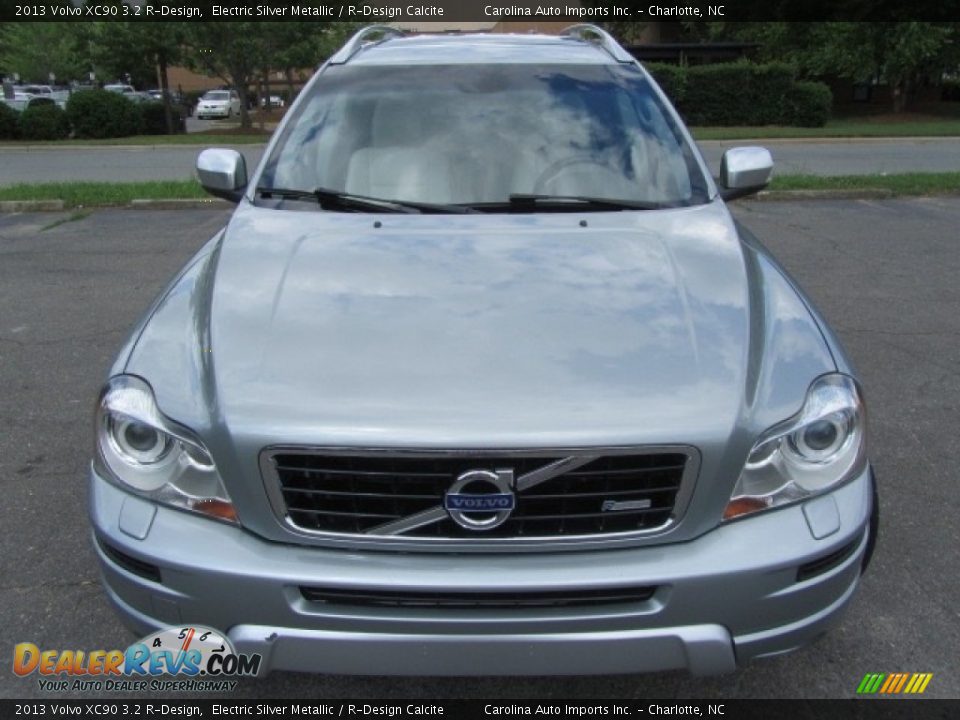 2013 Volvo XC90 3.2 R-Design Electric Silver Metallic / R-Design Calcite Photo #5