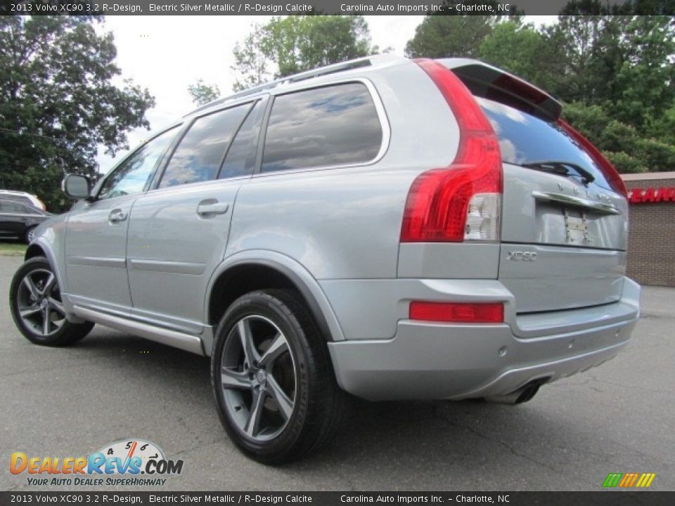 2013 Volvo XC90 3.2 R-Design Electric Silver Metallic / R-Design Calcite Photo #8