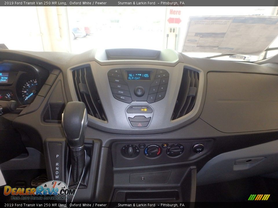2019 Ford Transit Van 250 MR Long Oxford White / Pewter Photo #13