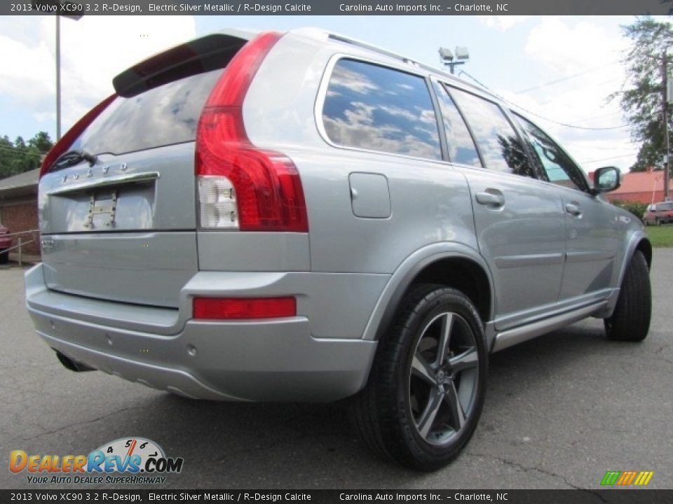 2013 Volvo XC90 3.2 R-Design Electric Silver Metallic / R-Design Calcite Photo #10