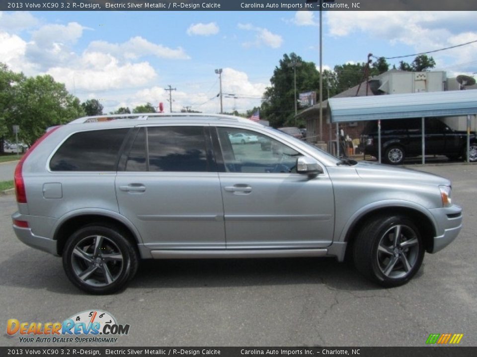 2013 Volvo XC90 3.2 R-Design Electric Silver Metallic / R-Design Calcite Photo #11