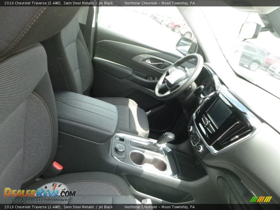 2019 Chevrolet Traverse LS AWD Satin Steel Metallic / Jet Black Photo #10