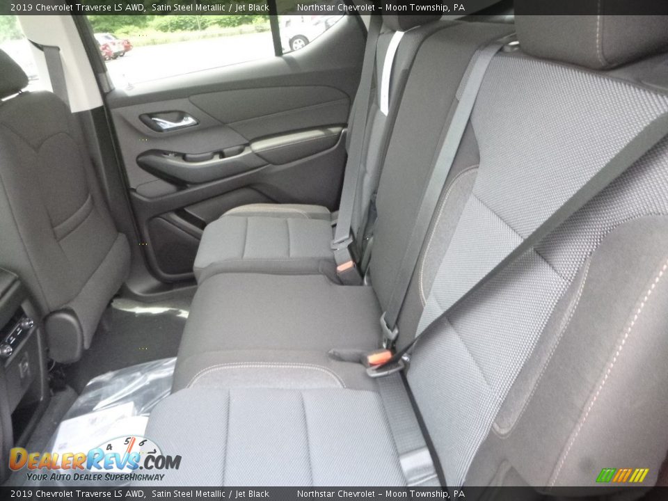 2019 Chevrolet Traverse LS AWD Satin Steel Metallic / Jet Black Photo #12
