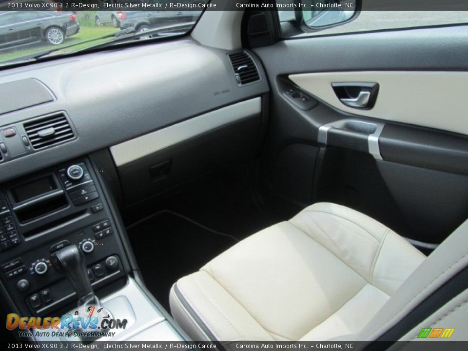 2013 Volvo XC90 3.2 R-Design Electric Silver Metallic / R-Design Calcite Photo #14