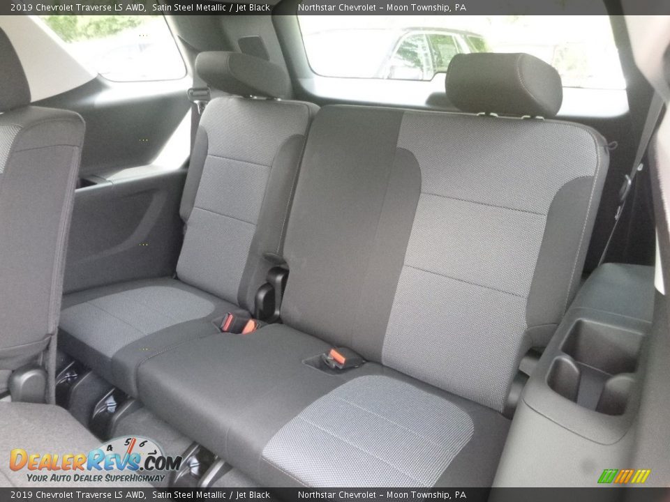 2019 Chevrolet Traverse LS AWD Satin Steel Metallic / Jet Black Photo #13
