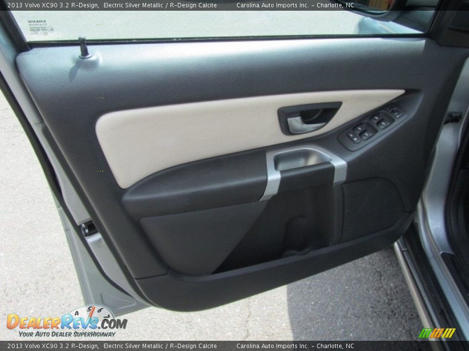 2013 Volvo XC90 3.2 R-Design Electric Silver Metallic / R-Design Calcite Photo #17