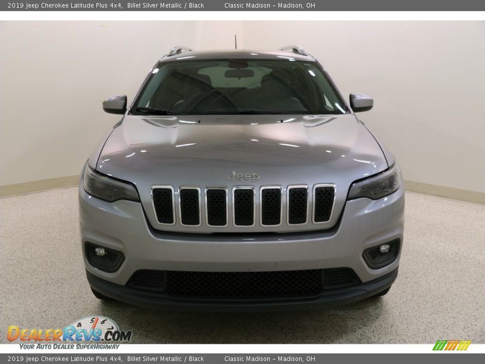 2019 Jeep Cherokee Latitude Plus 4x4 Billet Silver Metallic / Black Photo #2