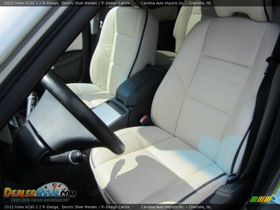 2013 Volvo XC90 3.2 R-Design Electric Silver Metallic / R-Design Calcite Photo #18
