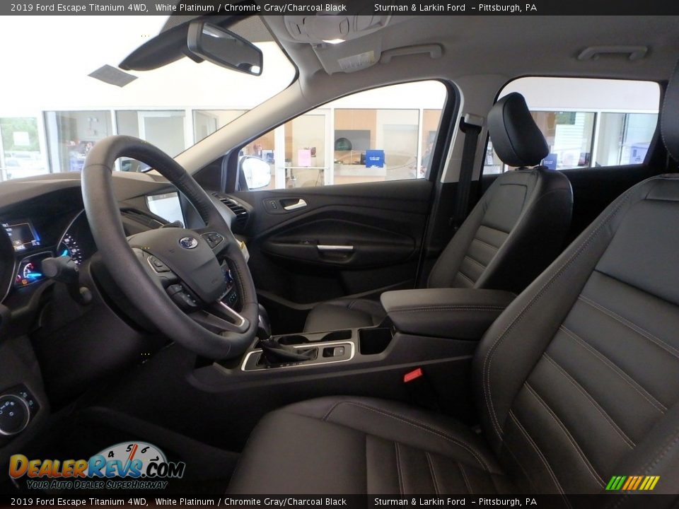 2019 Ford Escape Titanium 4WD White Platinum / Chromite Gray/Charcoal Black Photo #7