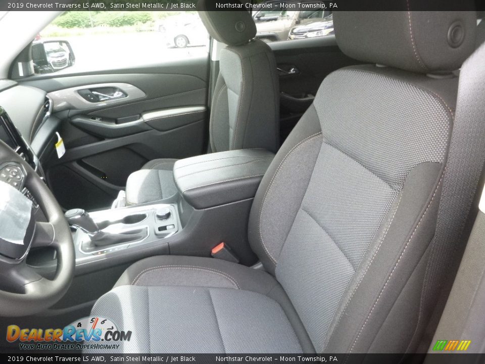 2019 Chevrolet Traverse LS AWD Satin Steel Metallic / Jet Black Photo #16