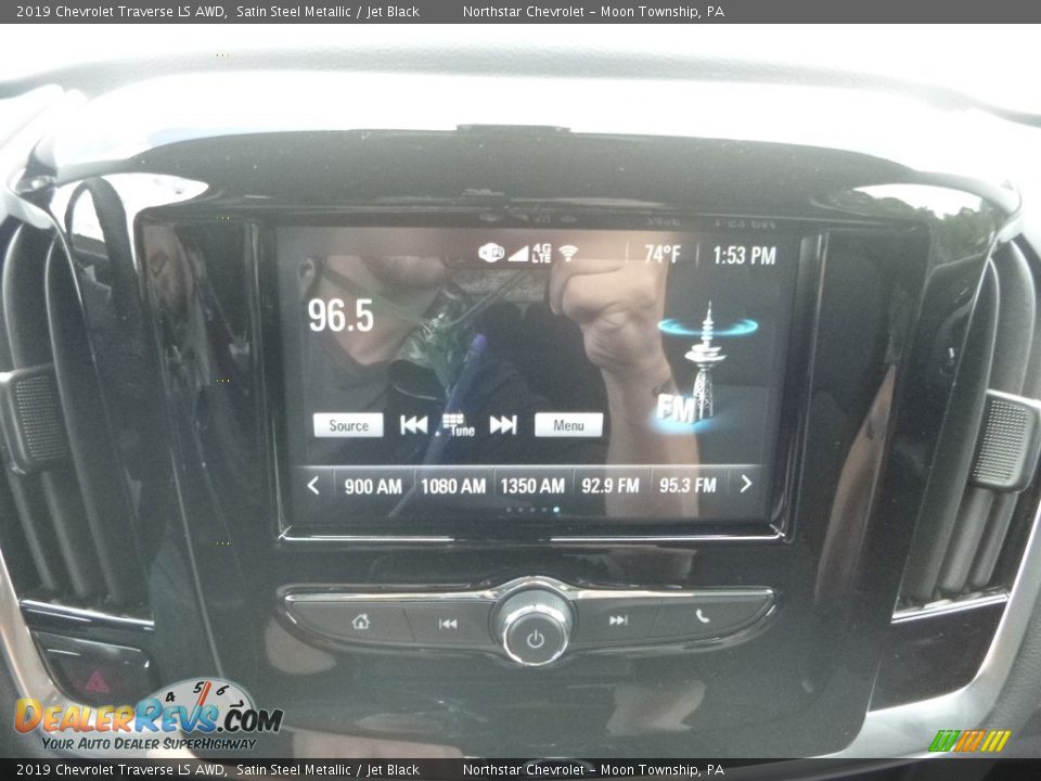 2019 Chevrolet Traverse LS AWD Satin Steel Metallic / Jet Black Photo #18