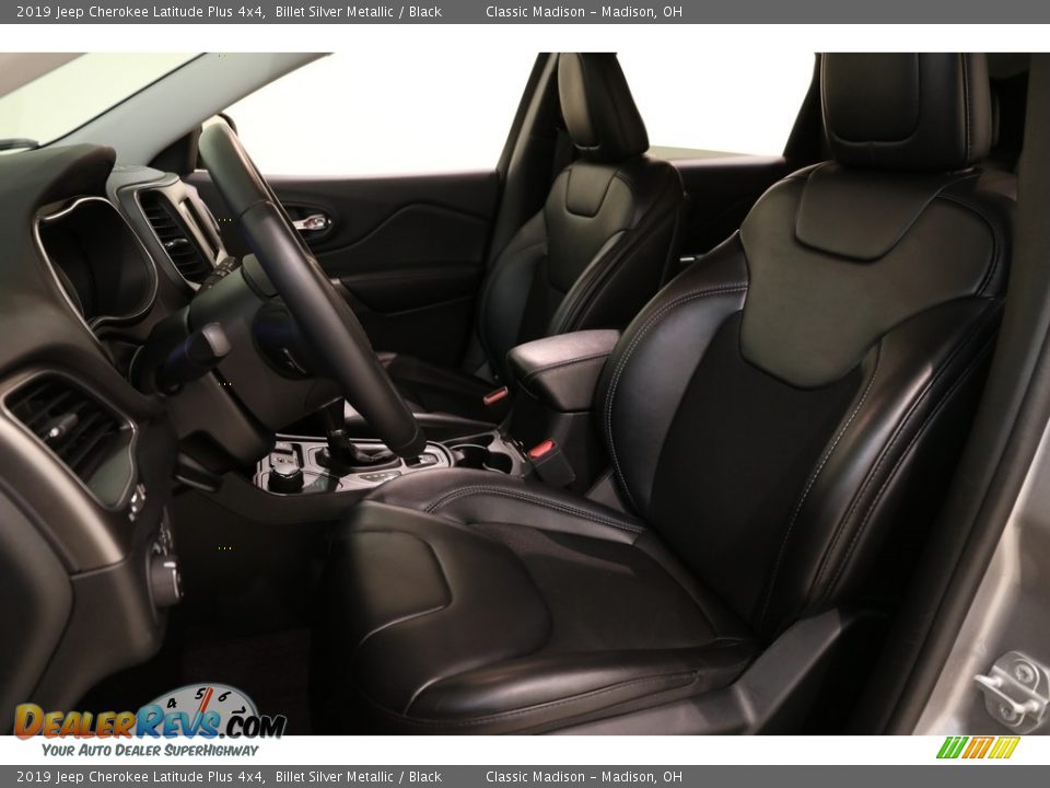 2019 Jeep Cherokee Latitude Plus 4x4 Billet Silver Metallic / Black Photo #6