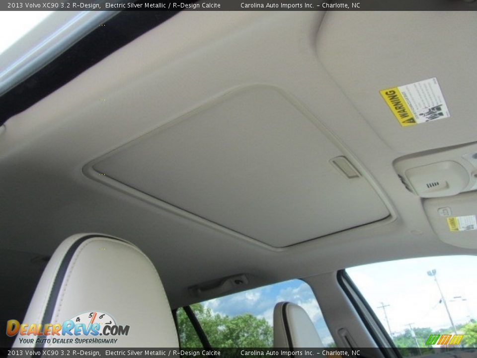 2013 Volvo XC90 3.2 R-Design Electric Silver Metallic / R-Design Calcite Photo #23
