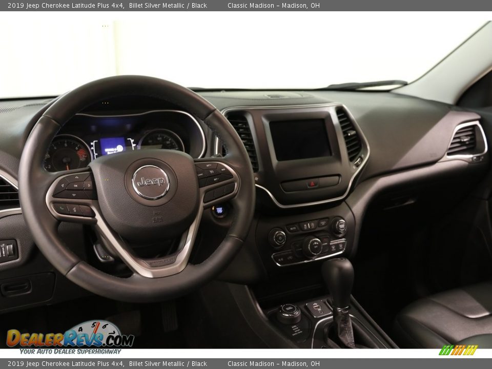 2019 Jeep Cherokee Latitude Plus 4x4 Billet Silver Metallic / Black Photo #7