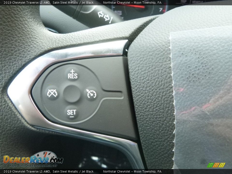 2019 Chevrolet Traverse LS AWD Satin Steel Metallic / Jet Black Photo #21