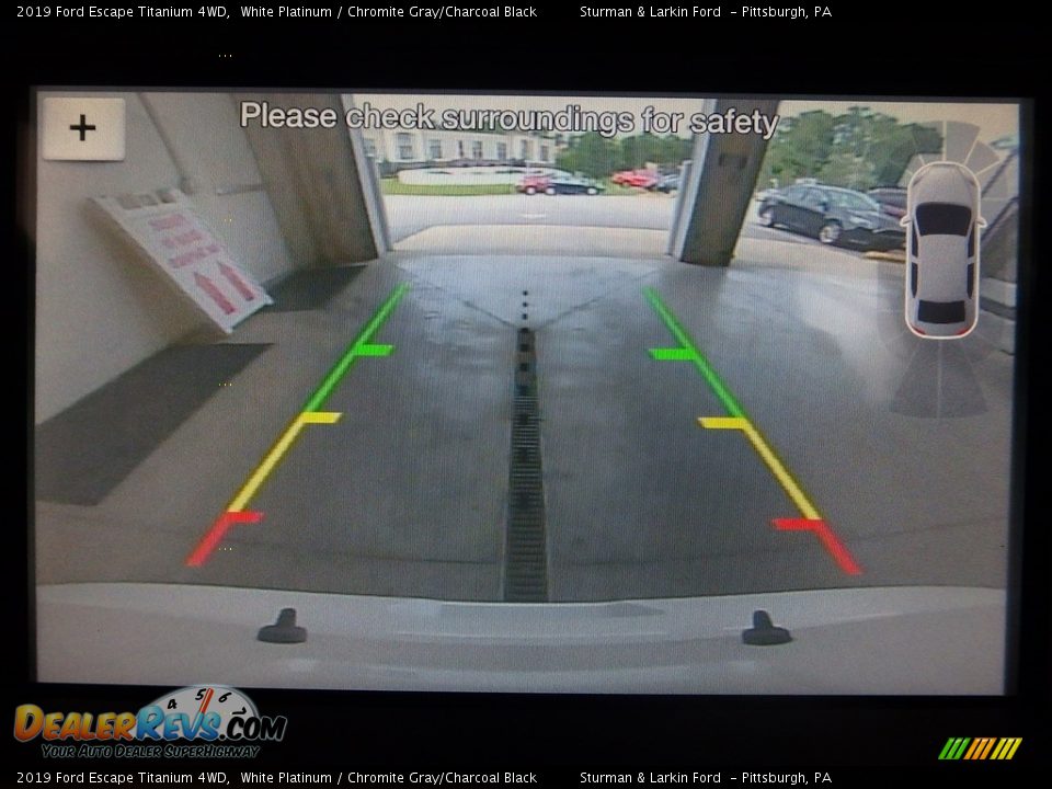 2019 Ford Escape Titanium 4WD White Platinum / Chromite Gray/Charcoal Black Photo #12