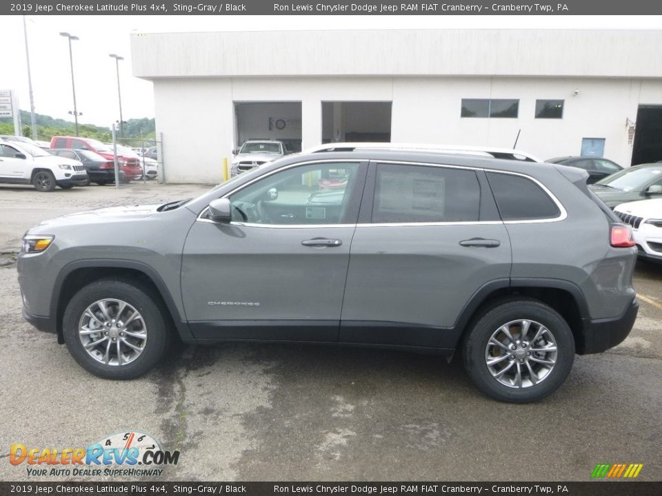 2019 Jeep Cherokee Latitude Plus 4x4 Sting-Gray / Black Photo #2