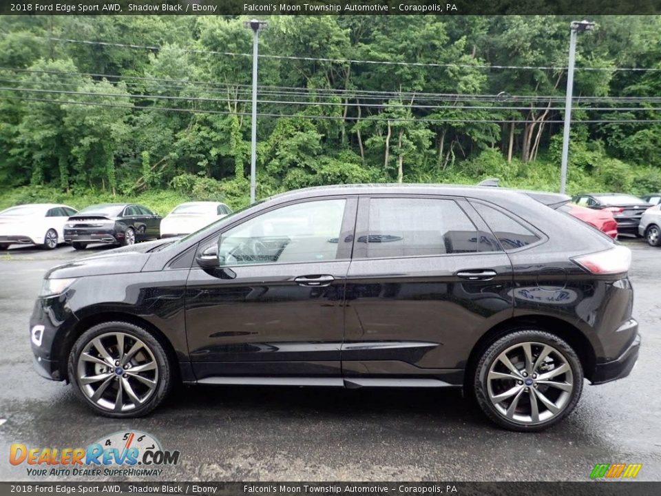 2018 Ford Edge Sport AWD Shadow Black / Ebony Photo #6