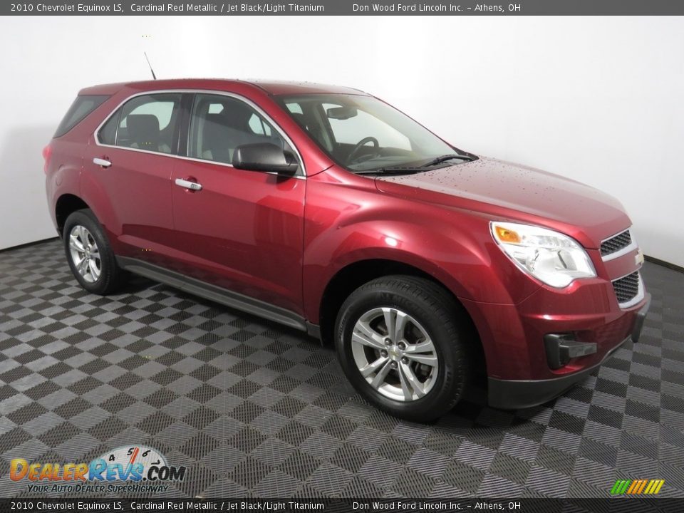 2010 Chevrolet Equinox LS Cardinal Red Metallic / Jet Black/Light Titanium Photo #2