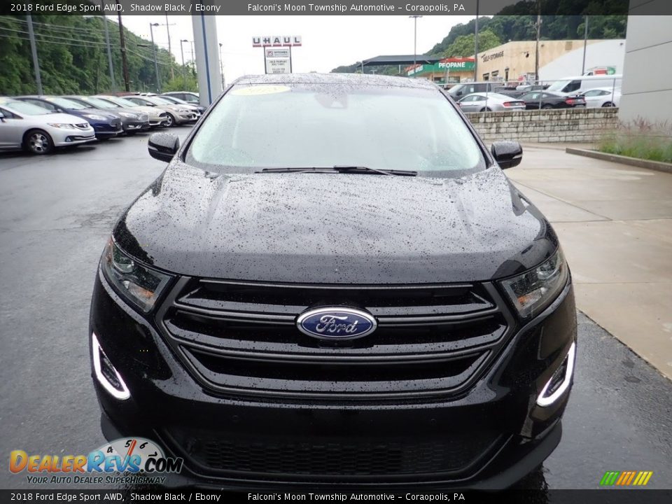 2018 Ford Edge Sport AWD Shadow Black / Ebony Photo #8