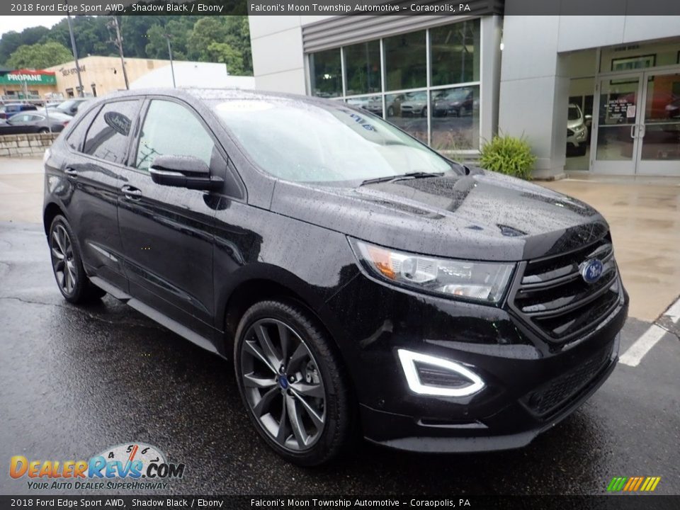 2018 Ford Edge Sport AWD Shadow Black / Ebony Photo #9