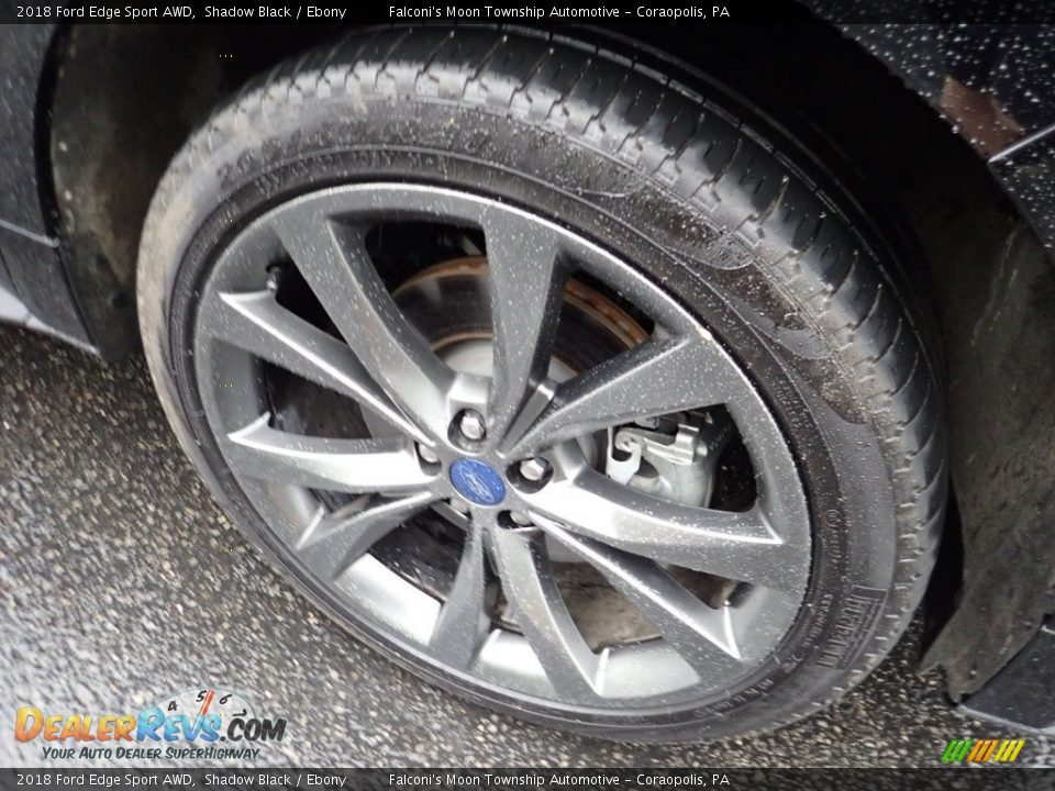 2018 Ford Edge Sport AWD Shadow Black / Ebony Photo #10