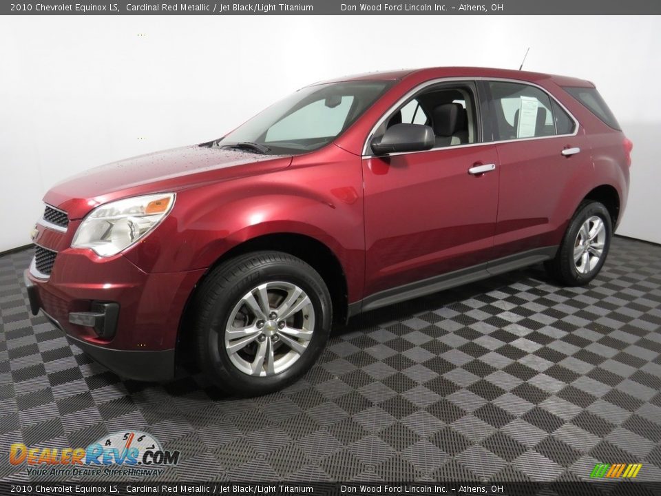 2010 Chevrolet Equinox LS Cardinal Red Metallic / Jet Black/Light Titanium Photo #7