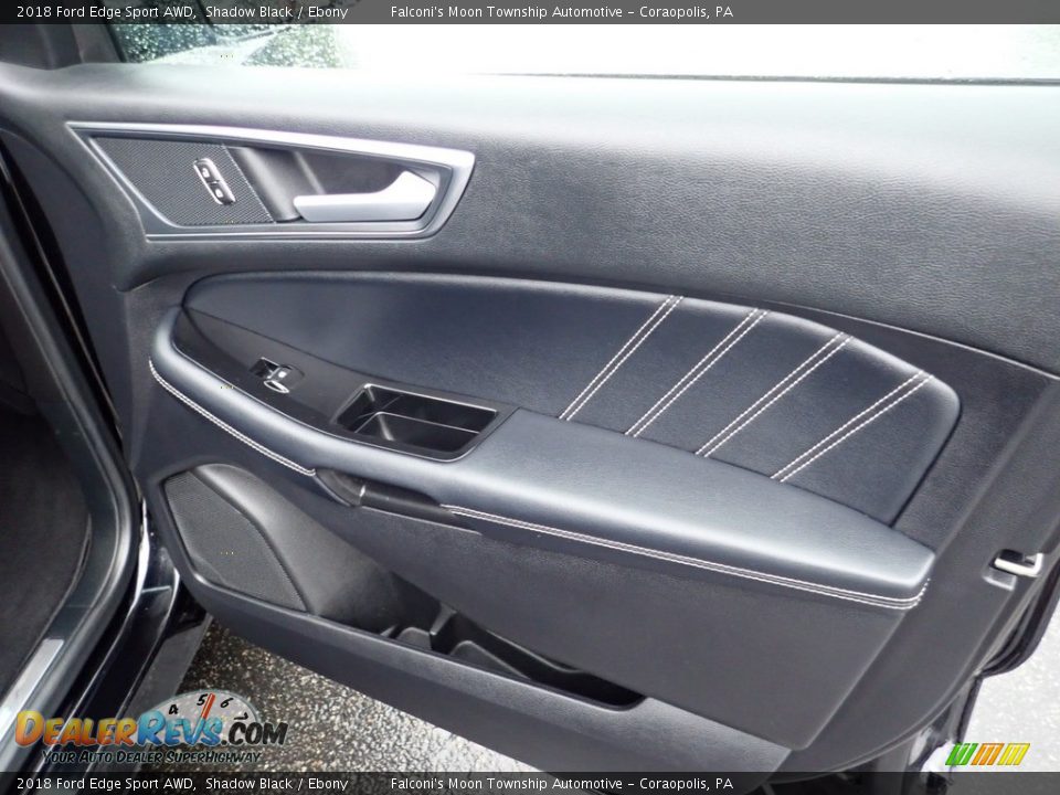 2018 Ford Edge Sport AWD Shadow Black / Ebony Photo #13