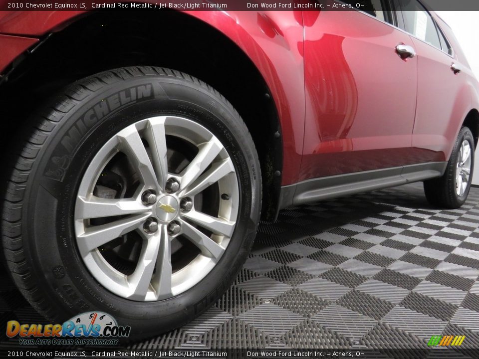 2010 Chevrolet Equinox LS Cardinal Red Metallic / Jet Black/Light Titanium Photo #8