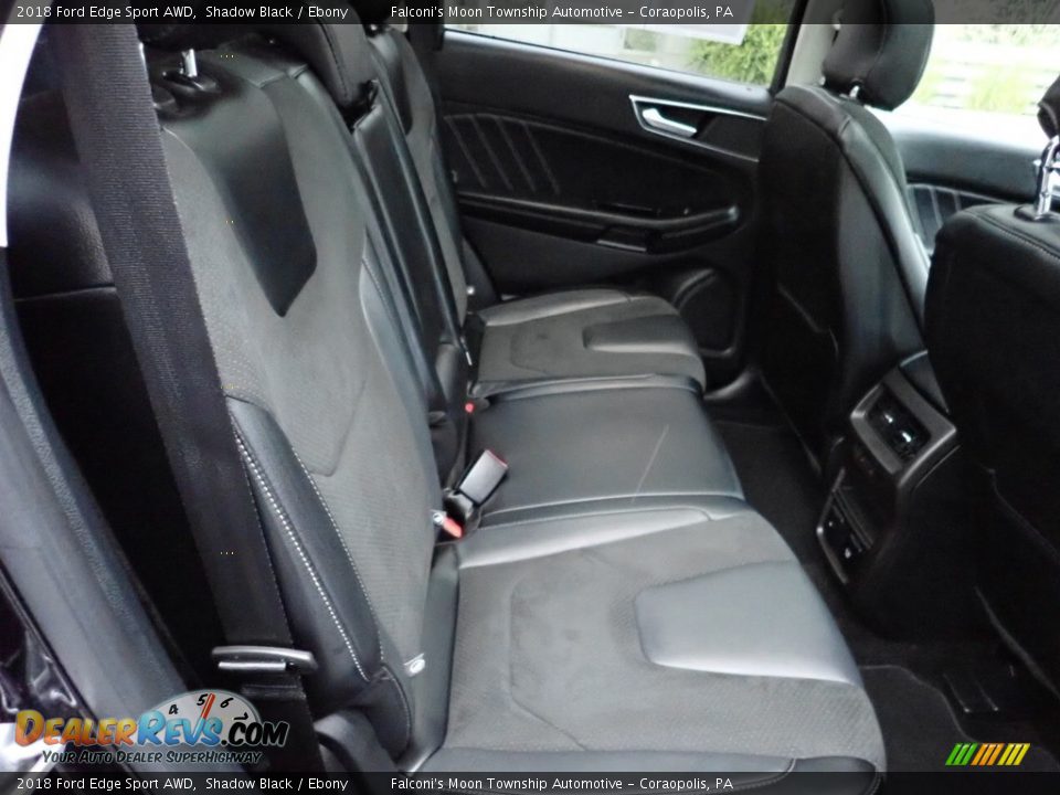 2018 Ford Edge Sport AWD Shadow Black / Ebony Photo #14