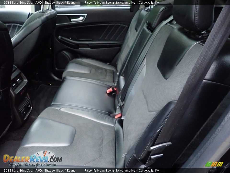 2018 Ford Edge Sport AWD Shadow Black / Ebony Photo #16