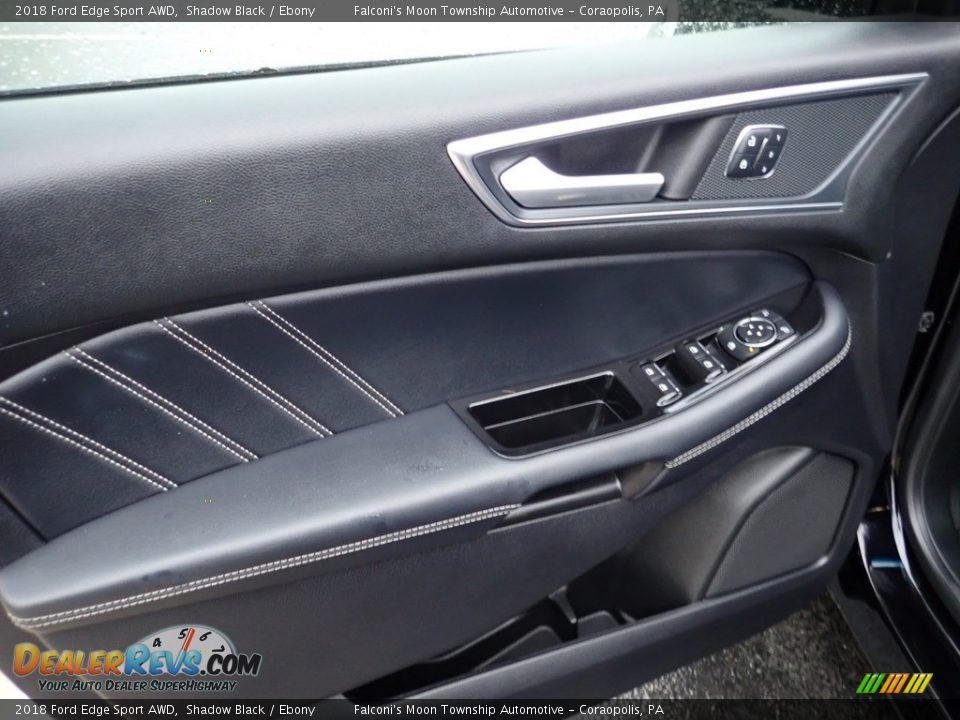 2018 Ford Edge Sport AWD Shadow Black / Ebony Photo #18