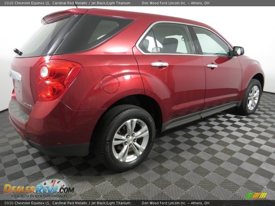2010 Chevrolet Equinox LS Cardinal Red Metallic / Jet Black/Light Titanium Photo #14